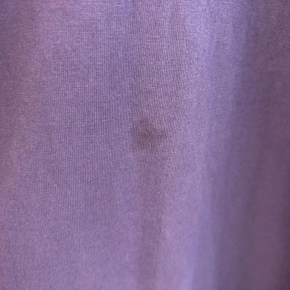 Viva City Purple Dusty Lavender Casual Fish Print 100% Cotton Maxi Dress Size M - Picture 5 of 10